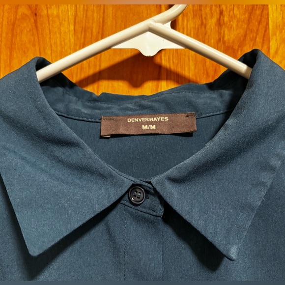 Denver Hayes Blue Button Down - Picture 2 of 6